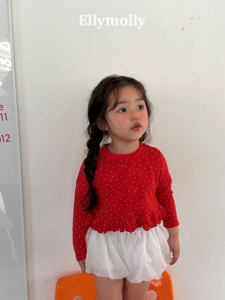 Ellymolly - Korean Children Fashion - #fashionkids - Days Frill Cardigan - 4