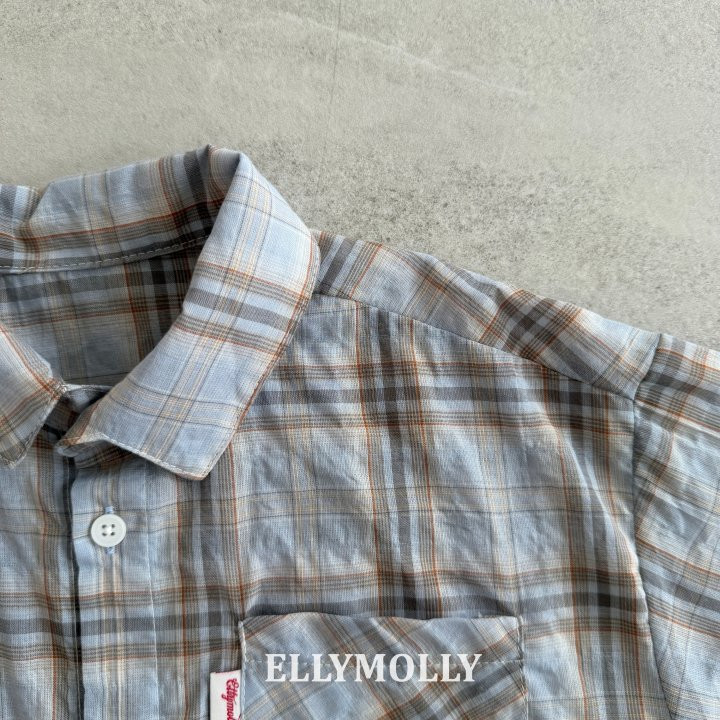 Ellymolly - Korean Children Fashion - #fashionkids - Neti Short Sleeve Shirt - 4