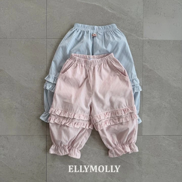 Ellymolly - Korean Children Fashion - #kidsshorts - Maren Stripe Pants