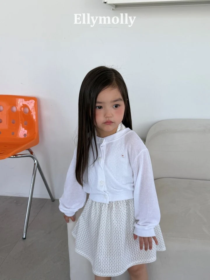 Ellymolly - Korean Children Fashion - #kidsstore - Berry Foam Cardigan - 10