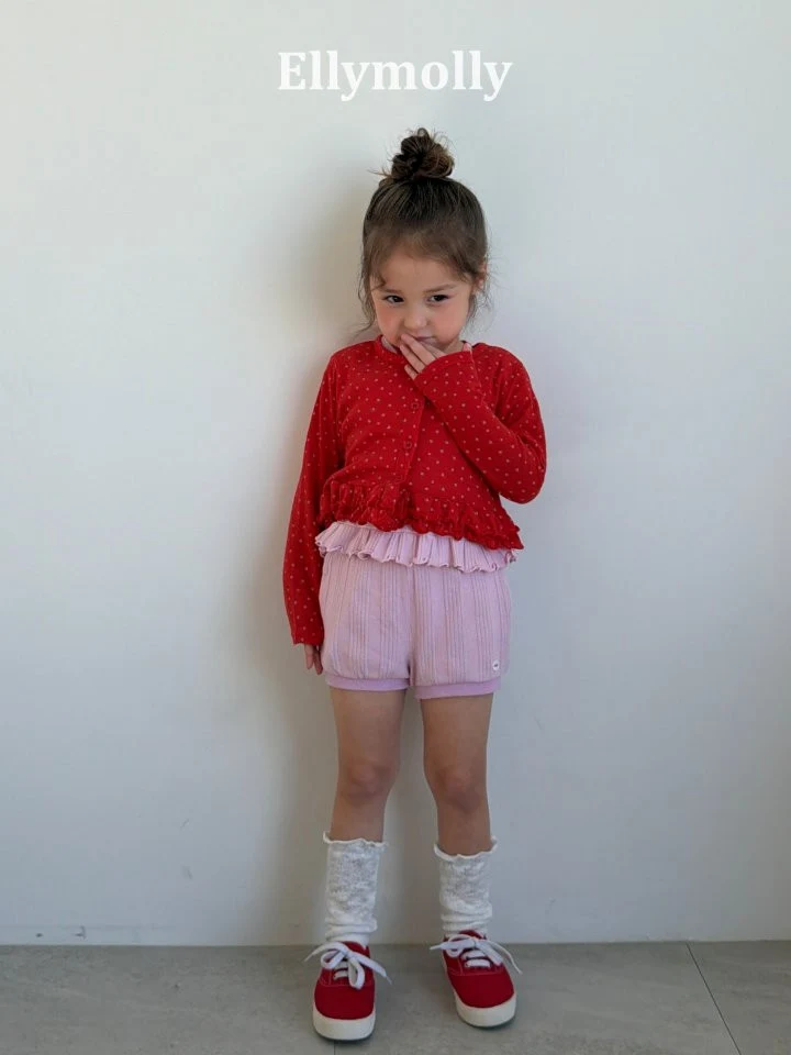 Ellymolly - Korean Children Fashion - #kidzfashiontrend - Days Frill Cardigan - 6