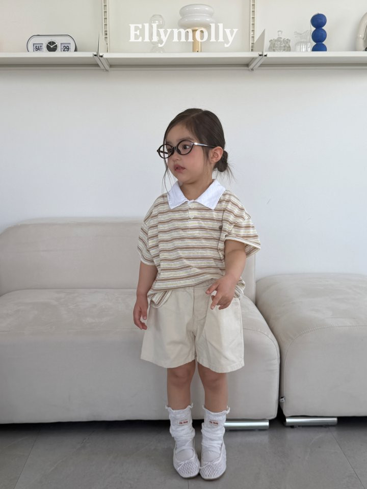 Ellymolly - Korean Children Fashion - #kidzfashiontrend - Smart Collar Tee - 9