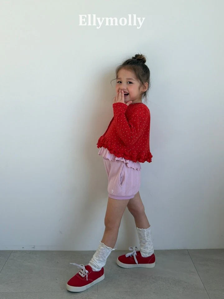 Ellymolly - Korean Children Fashion - #littlefashionista - Days Frill Cardigan - 8