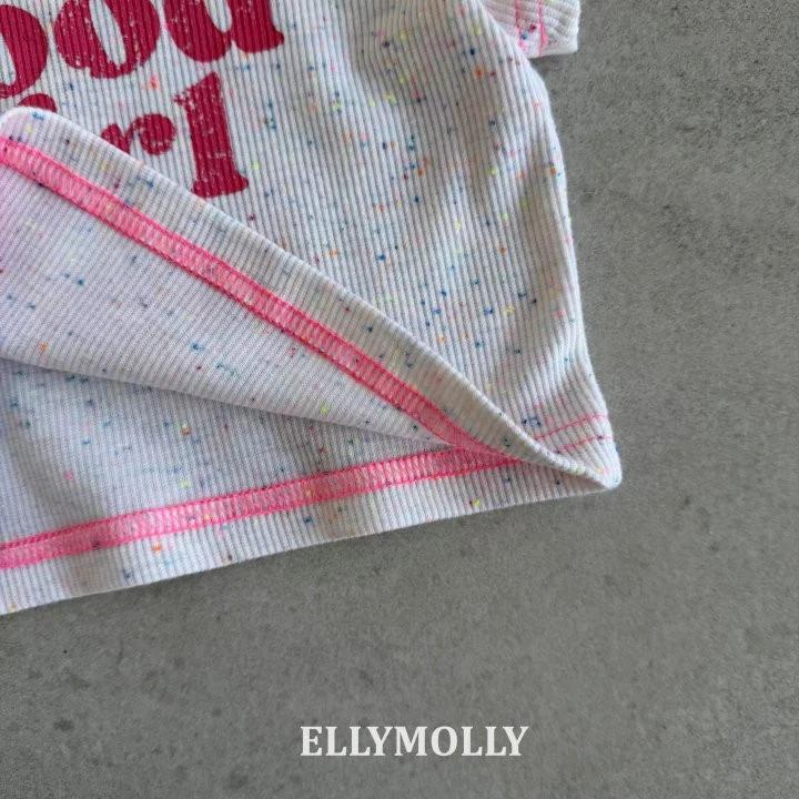 Ellymolly - Korean Children Fashion - #littlefashionista - Rainbow Crop Tee - 6