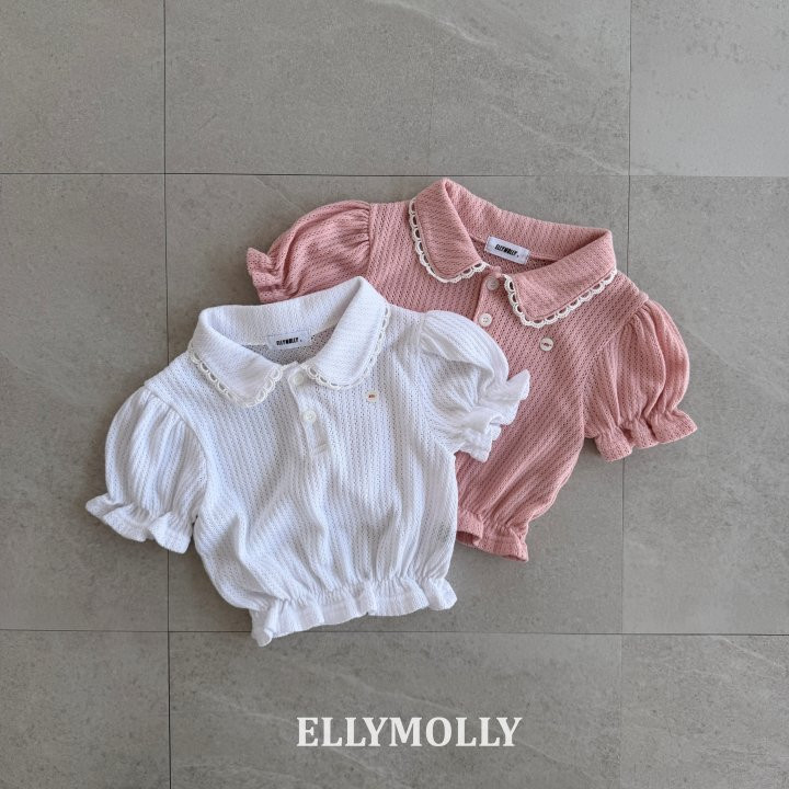 Ellymolly - Korean Children Fashion - #littlefashionista - Atelier Puff Collar Tee