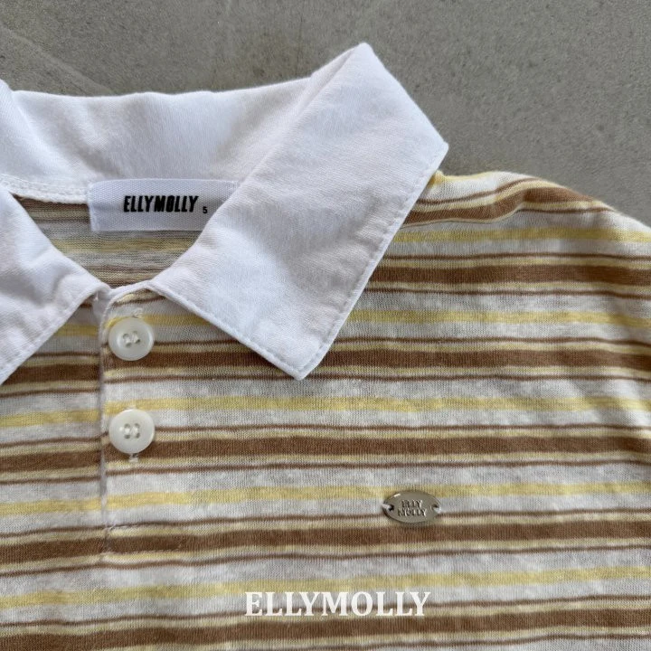 Ellymolly - Korean Children Fashion - #littlefashionista - Smart Collar Tee - 11
