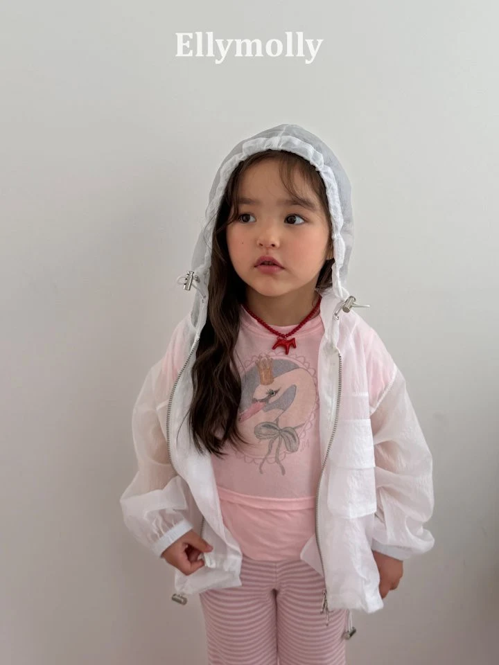 Ellymolly - Korean Children Fashion - #magicofchildhood - Sheer Windbreaker - 8