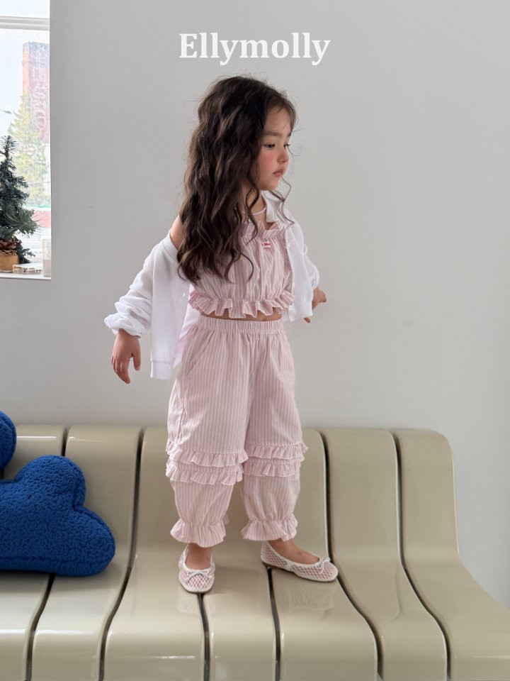 Ellymolly - Korean Children Fashion - #magicofchildhood - Maren Stripe Pants - 6