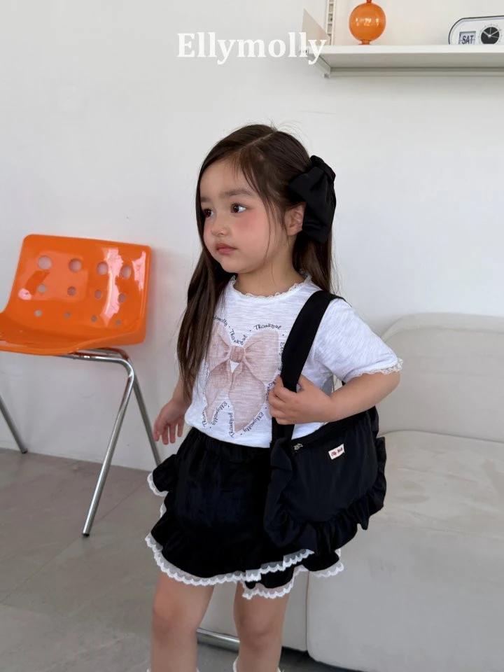 Ellymolly - Korean Children Fashion - #minifashionista - Slub Ribbon Tee - 9
