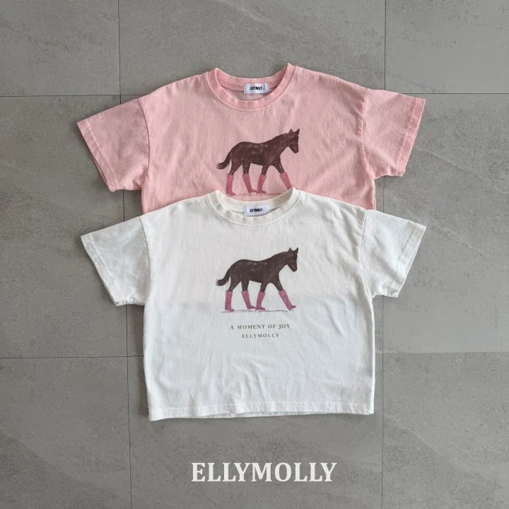 Ellymolly - Korean Children Fashion - #minifashionista - Blush Pony Tee (Adult)