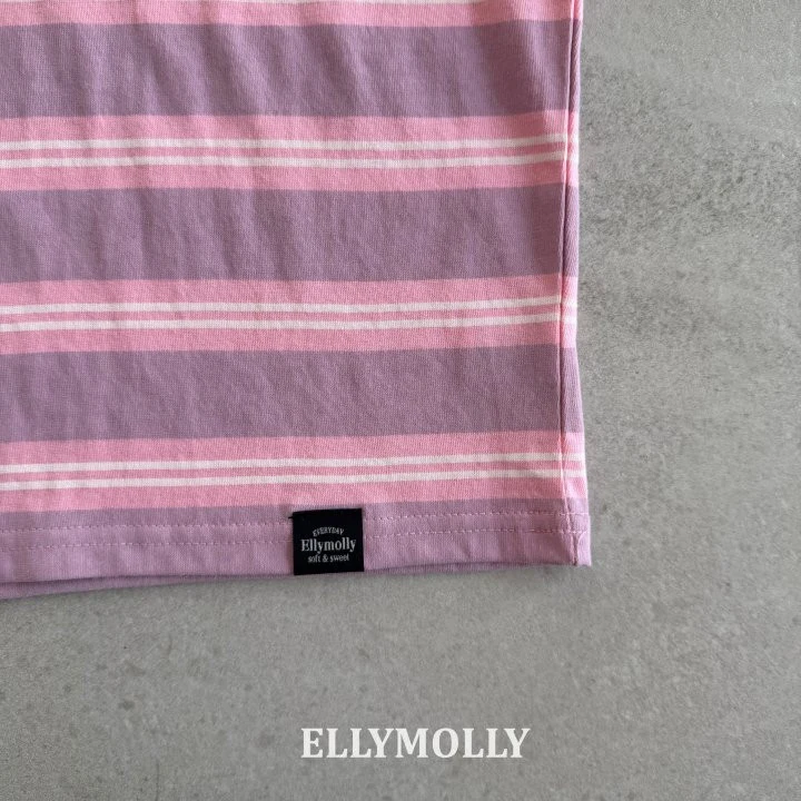 Ellymolly - Korean Children Fashion - #minifashionista - Washed Stripe Box Tee - 11