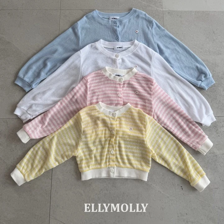 Ellymolly - Korean Children Fashion - #minifashionista - Berry Foam Cardigan