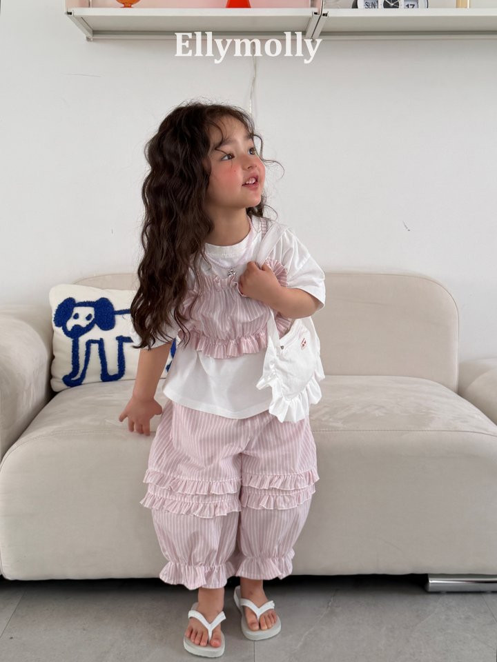 Ellymolly - Korean Children Fashion - #prettylittlegirls - Maren Stripe Pants - 8