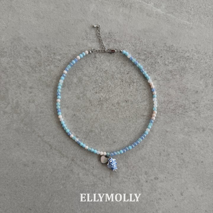 Ellymolly - Korean Children Fashion - #stylishchildhood - Two-Tone Fish Necklace