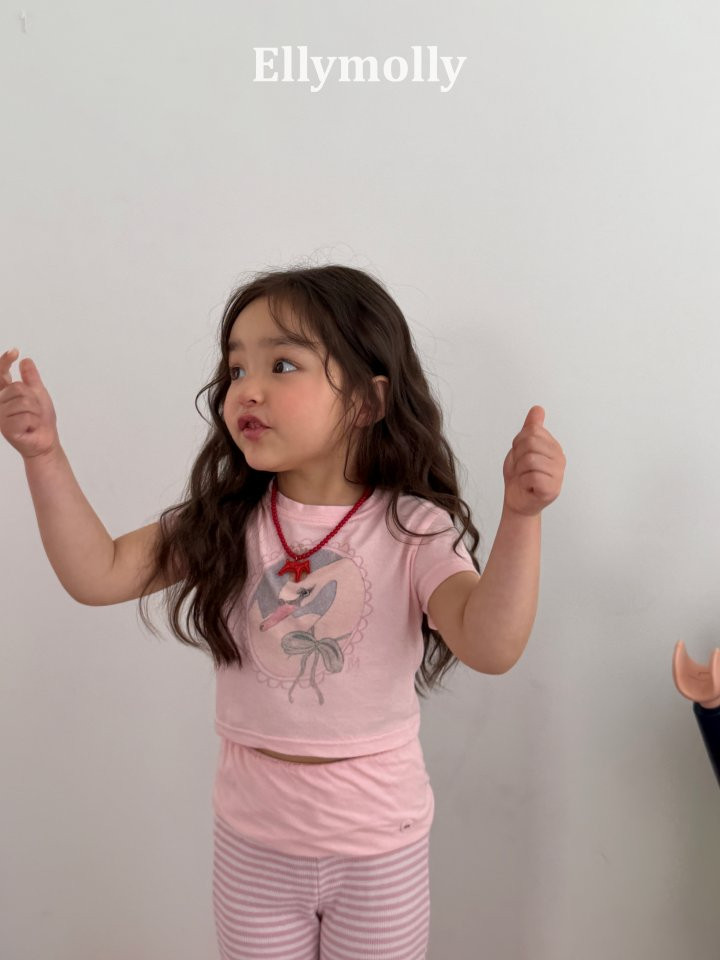 Ellymolly - Korean Children Fashion - #todddlerfashion - Alice Swan Tee - 7