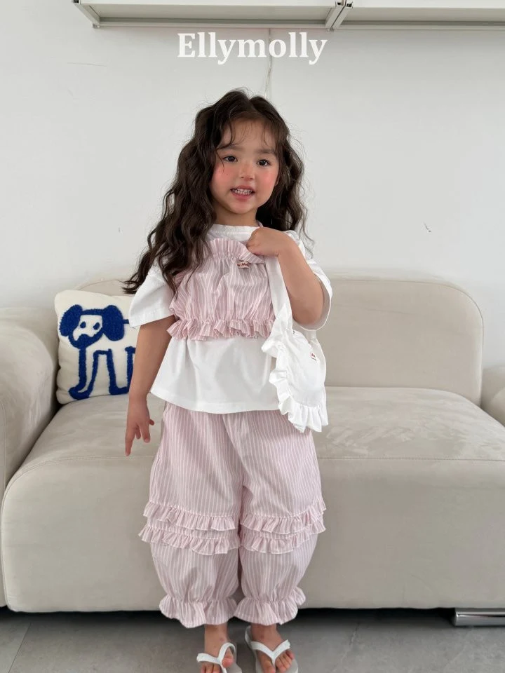 Ellymolly - Korean Children Fashion - #toddlerclothing - Blush Pony Tee - 5