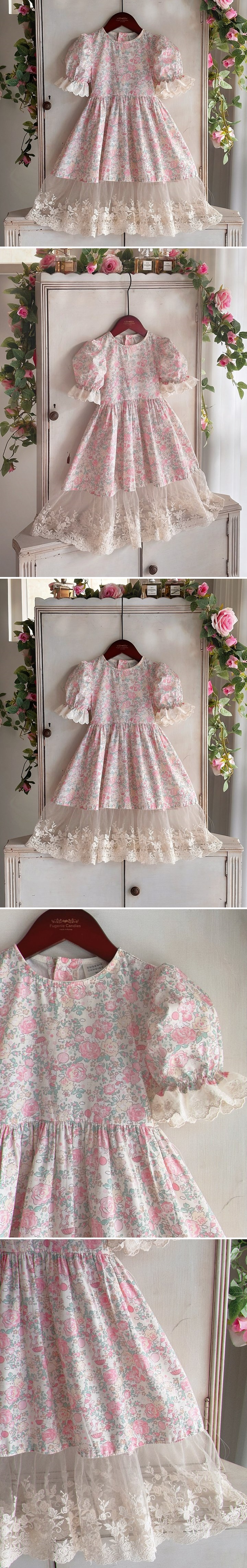 Eugenie Candies - Korean Children Fashion - #minifashionista - Bunny Rose One-piece - 2
