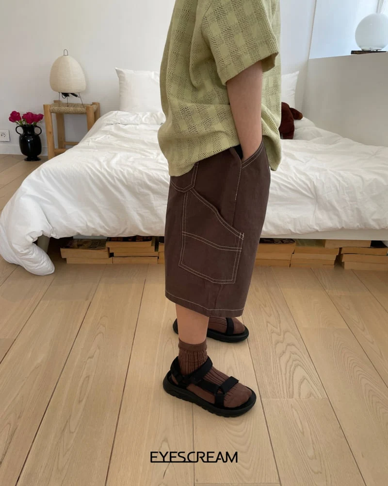 Eyescream - Korean Children Fashion - #Kfashion4kids - Natural Cotton Carpenter Pants - 10