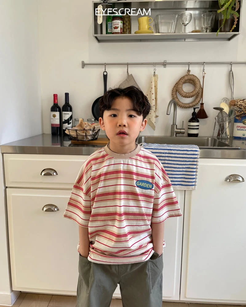 Eyescream - Korean Children Fashion - #Kfashion4kids - Garden Stripe Tee - 7