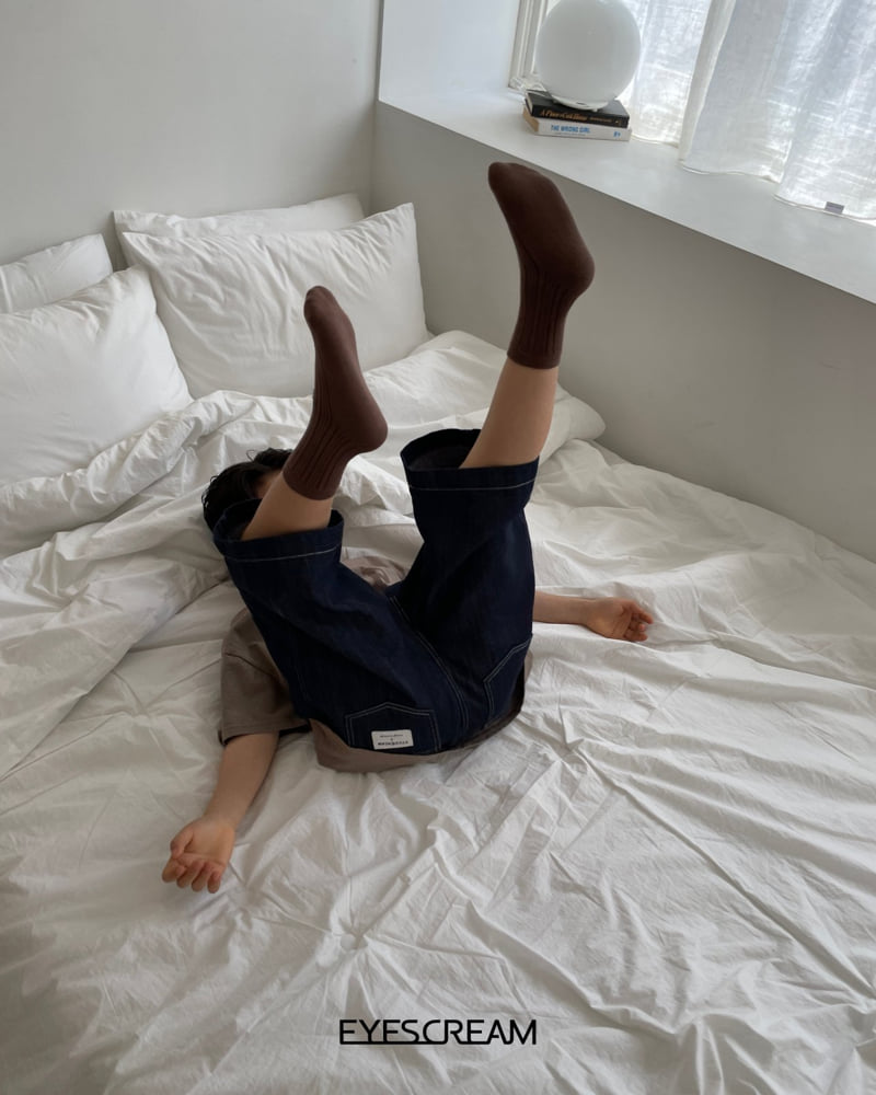 Eyescream - Korean Children Fashion - #Kfashion4kids - Raw Denim Bermuda Pants - 8
