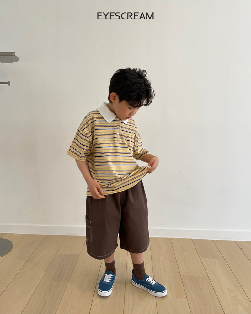 Eyescream - Korean Children Fashion - #Kfashion4kids - Kira Kira Rugby Tee - 6