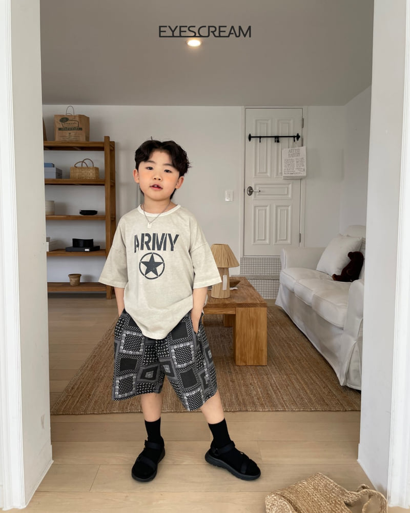 Eyescream - Korean Children Fashion - #childofig - Army Pigment Tee - 6