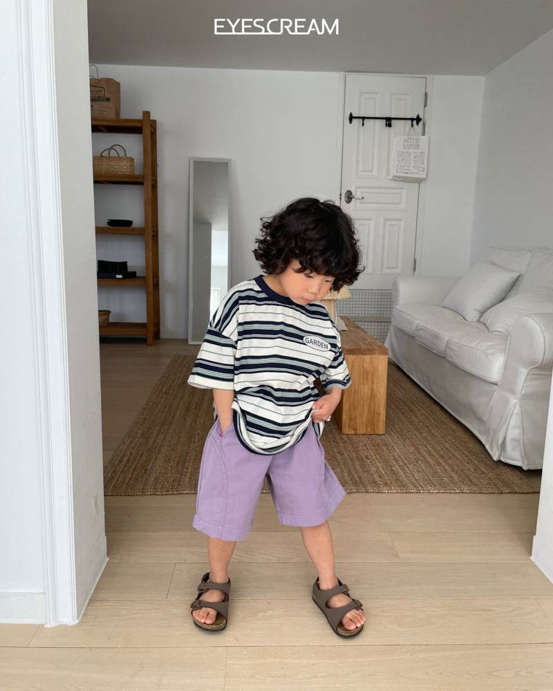 Eyescream - Korean Children Fashion - #childofig - Garden Stripe Tee - 12