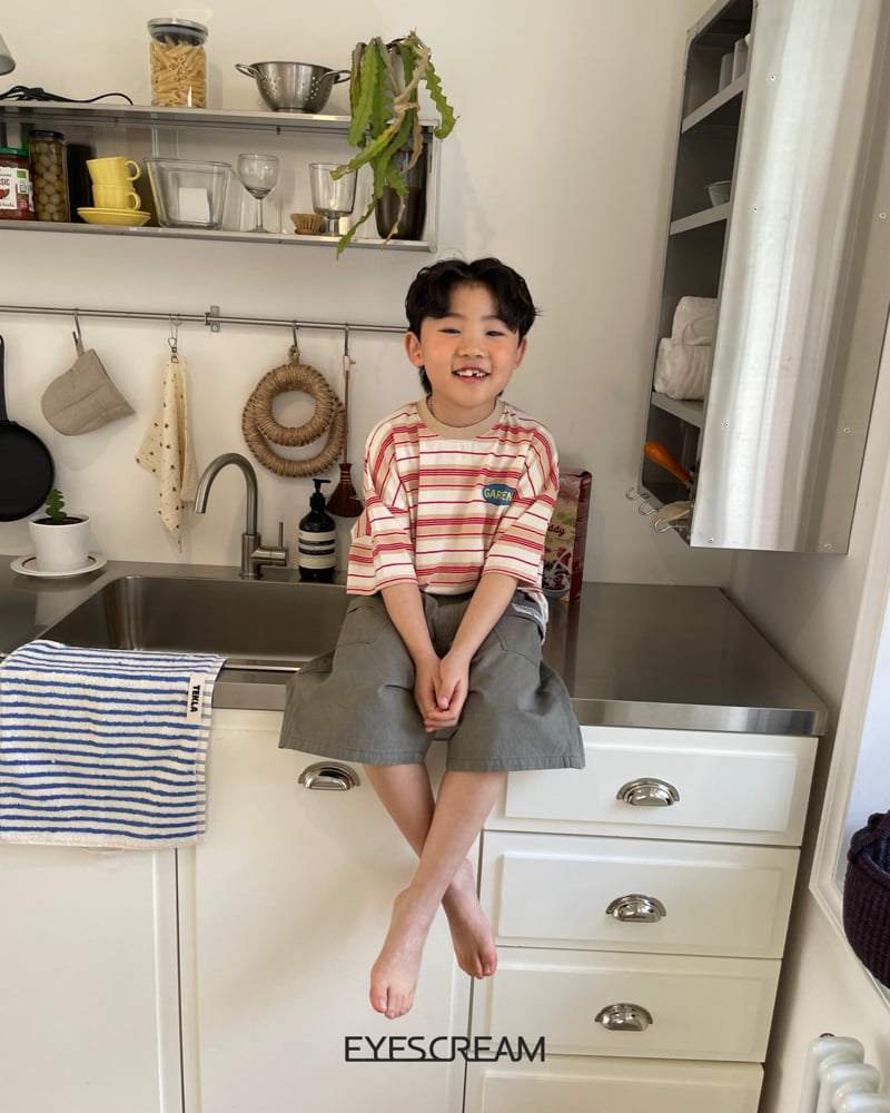 Eyescream - Korean Children Fashion - #childofig - Point Label Cargo Pants - 6