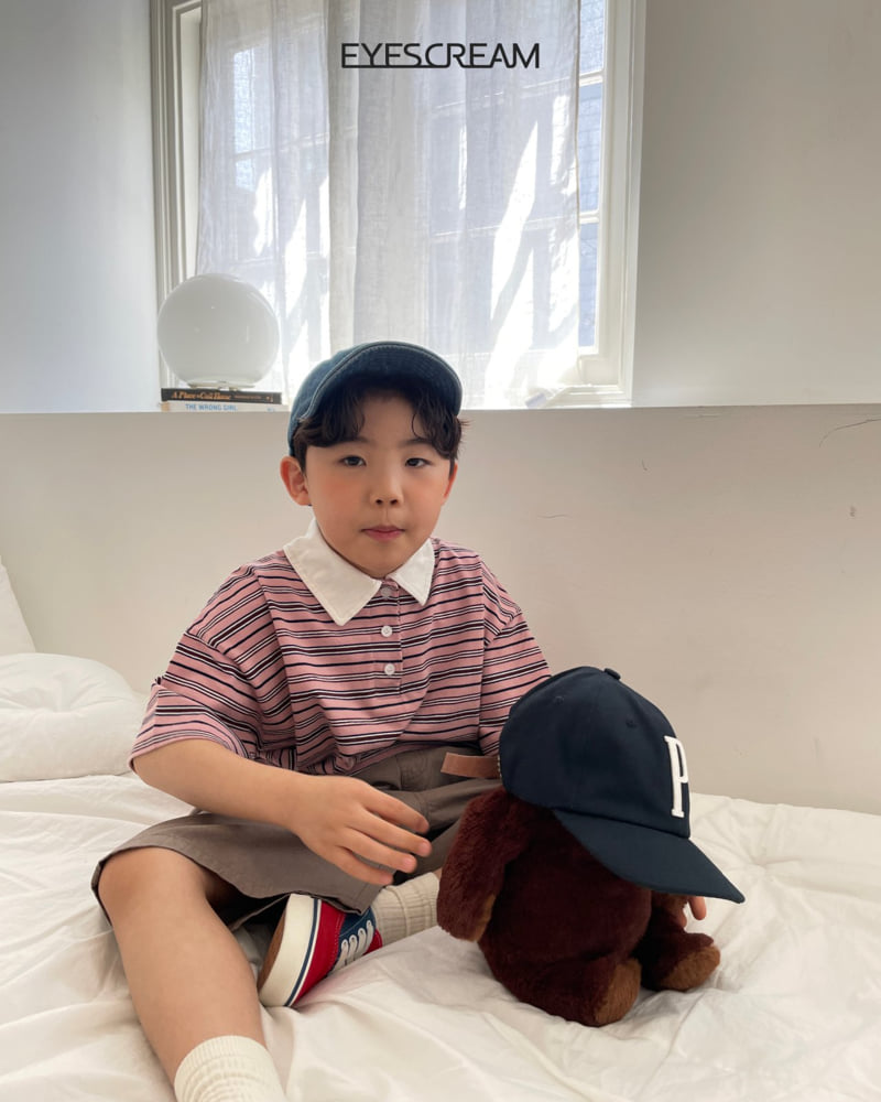 Eyescream - Korean Children Fashion - #childofig - Kira Kira Rugby Tee - 11