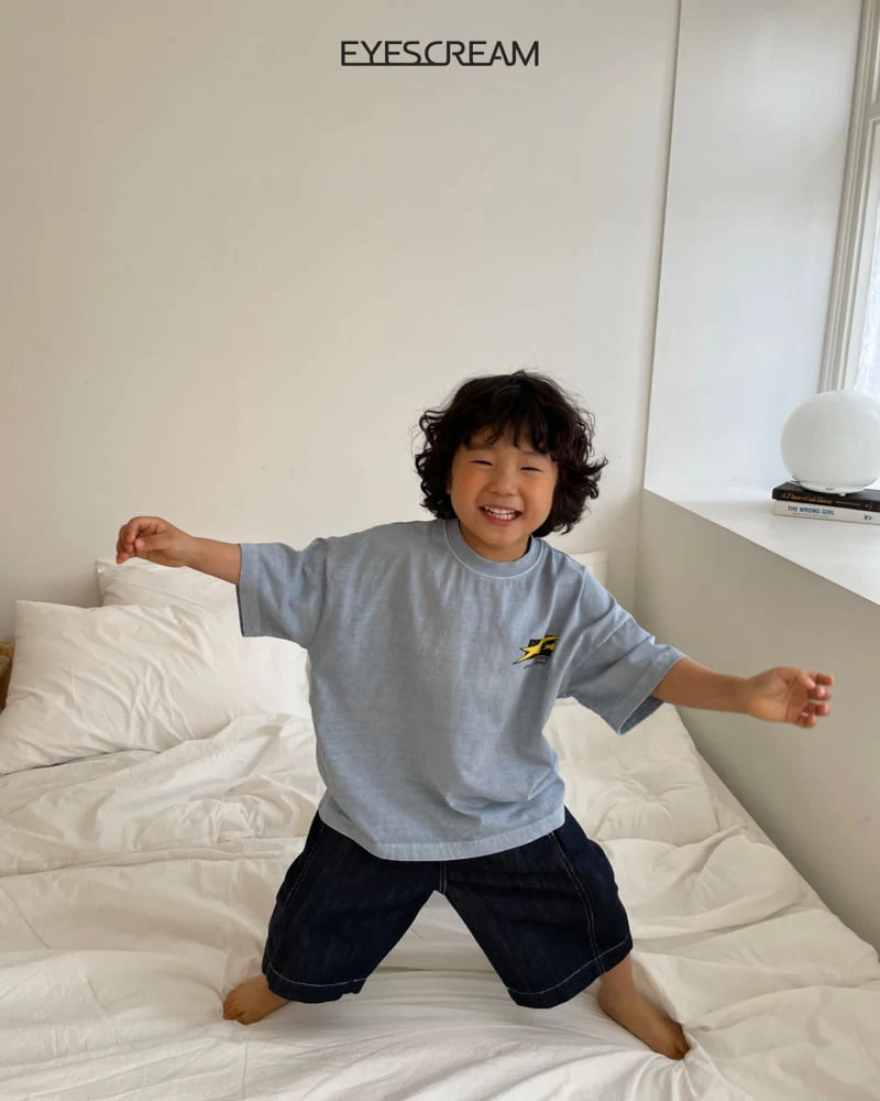 Eyescream - Korean Children Fashion - #childofig - Flat Star Pigment Tee - 10