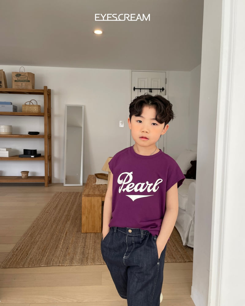 Eyescream - Korean Children Fashion - #childofig - Pearl Sleeveless Tee - 7