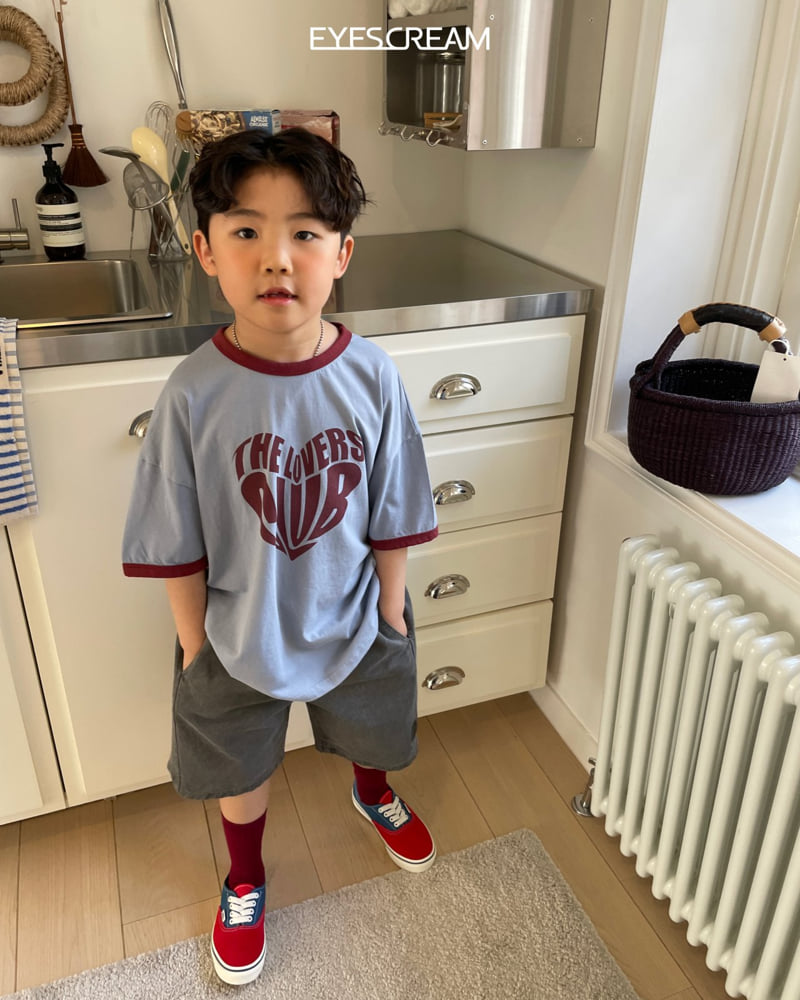 Eyescream - Korean Children Fashion - #childrensboutique - Typo Heart Ringer Tee - 9