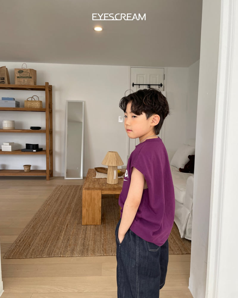 Eyescream - Korean Children Fashion - #childrensboutique - Pearl Sleeveless Tee - 8