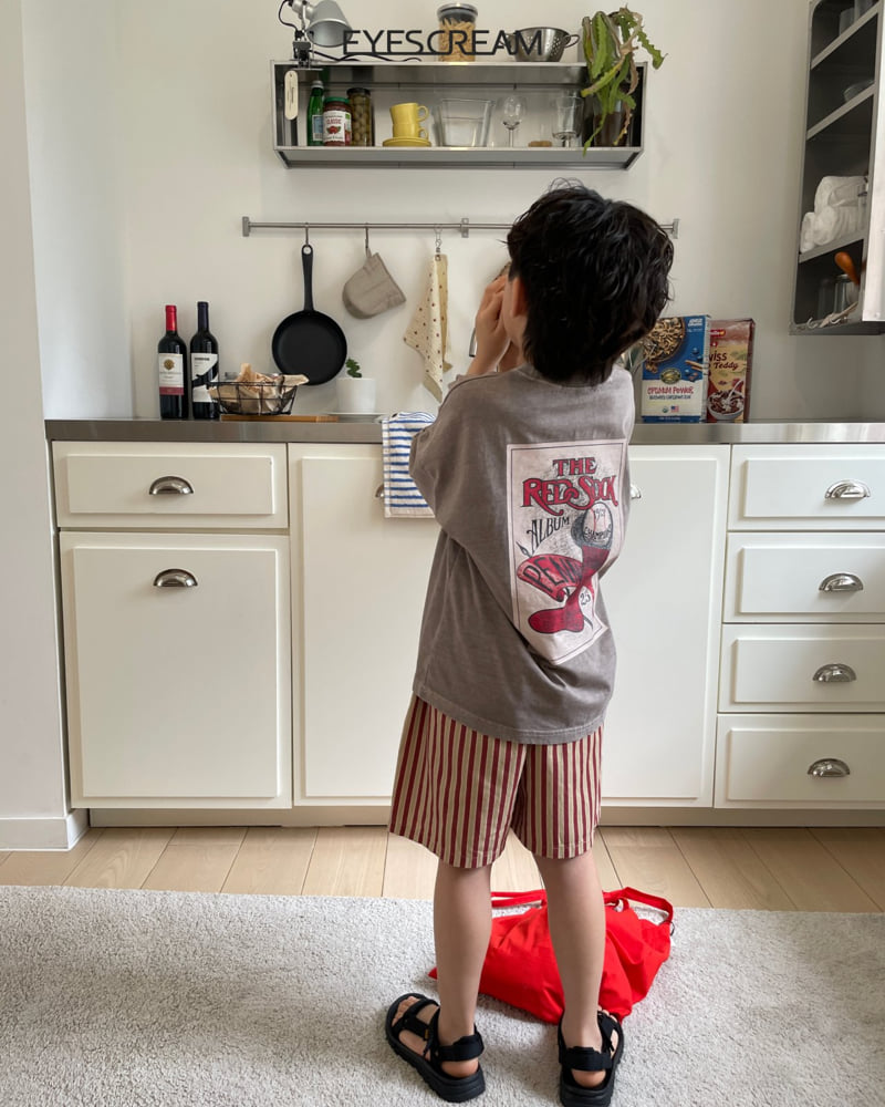 Eyescream - Korean Children Fashion - #designkidswear - Red Sox Pigment Tee - 6