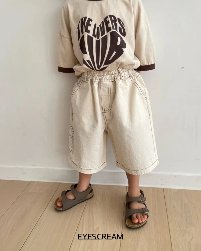Eyescream - Korean Children Fashion - #childrensboutique - Natural Cotton Carpenter Pants - 4