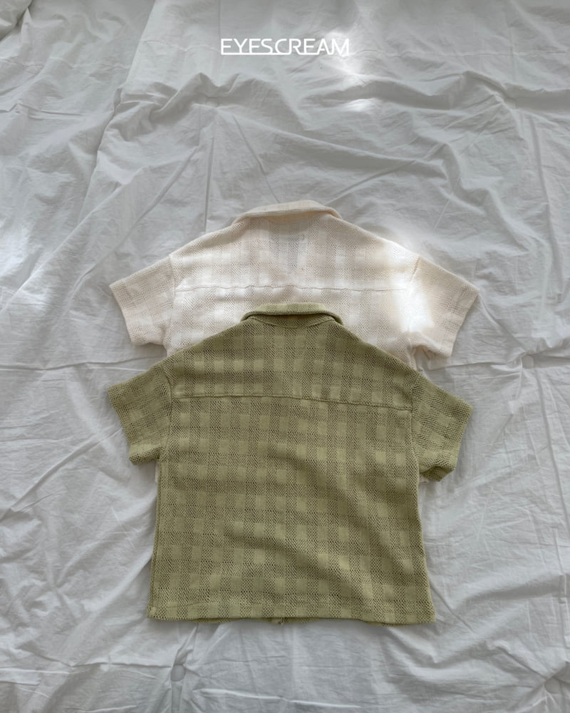 Eyescream - Korean Children Fashion - #designkidswear - Crochet Shirt Jacket - 3