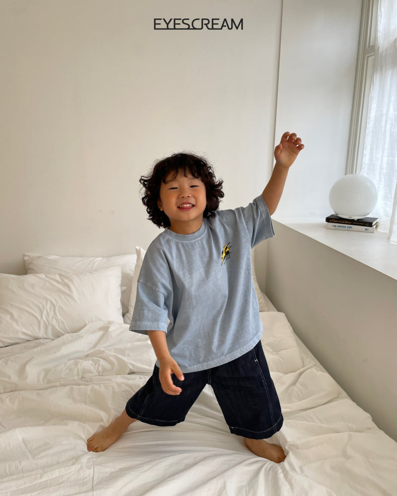 Eyescream - Korean Children Fashion - #designkidswear - Flat Star Pigment Tee - 12