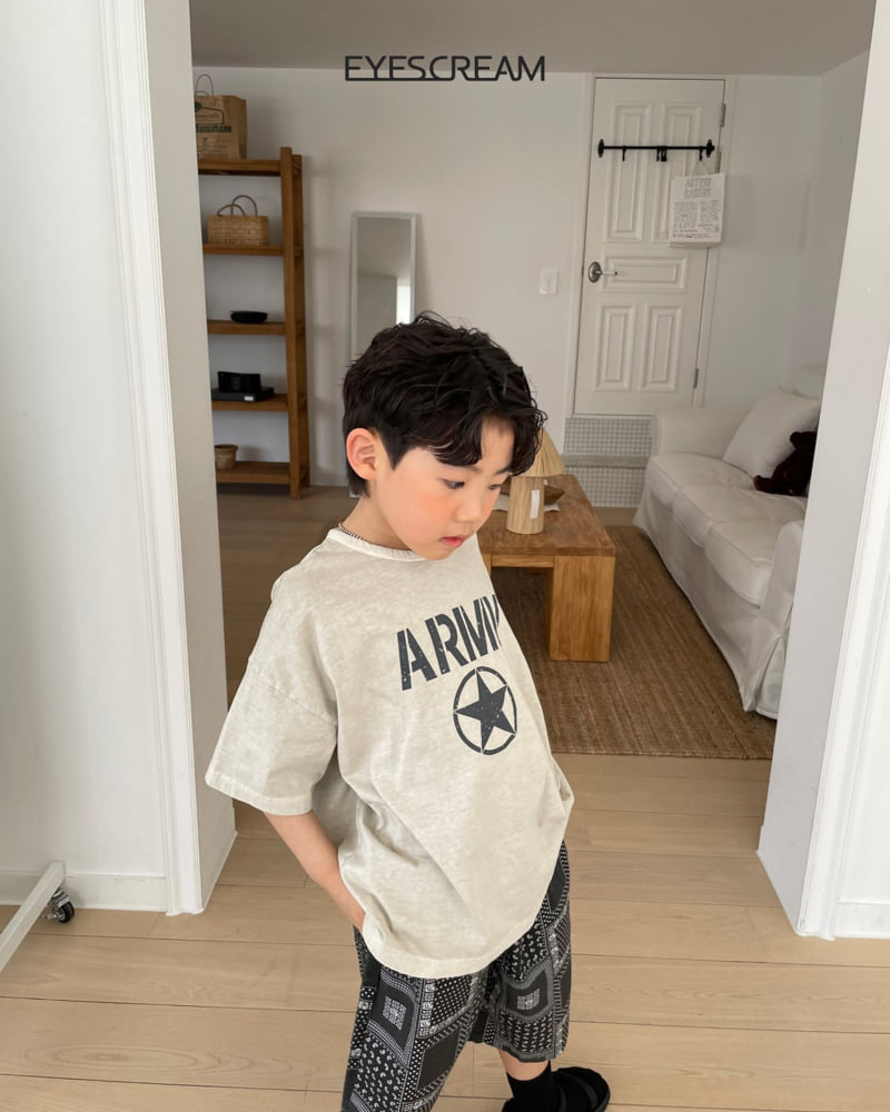 Eyescream - Korean Children Fashion - #discoveringself - Army Pigment Tee - 9