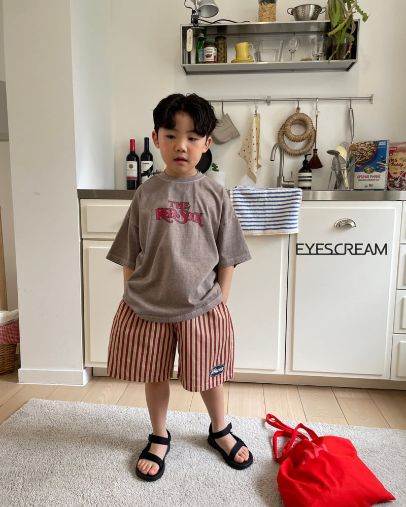 Eyescream - Korean Children Fashion - #discoveringself - Red Sox Pigment Tee - 7