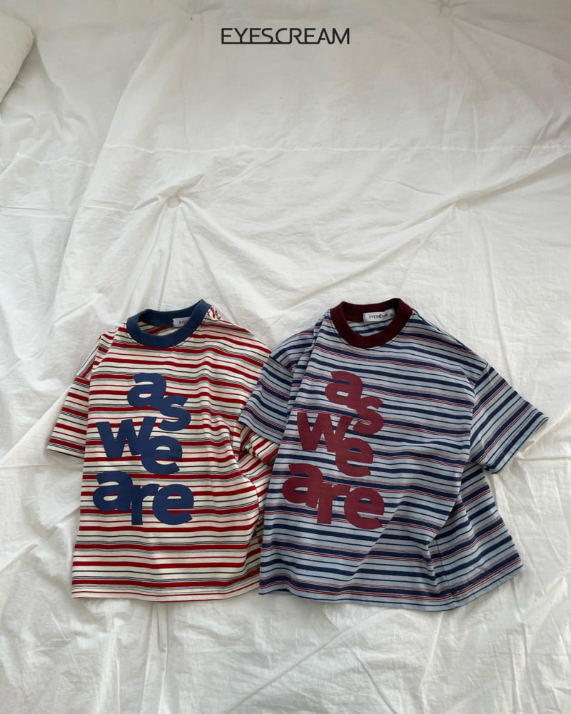 Eyescream - Korean Children Fashion - #discoveringself - As We Are Stripe Tee