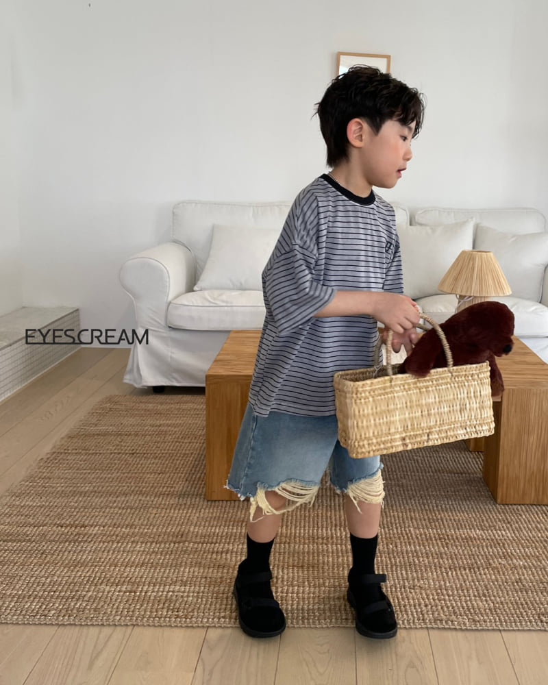 Eyescream - Korean Children Fashion - #discoveringself - Vintage Denim Pants - 10