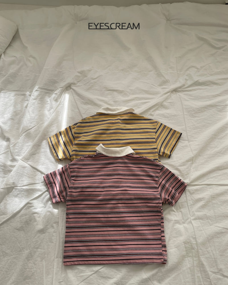 Eyescream - Korean Children Fashion - #discoveringself - Kira Kira Rugby Tee