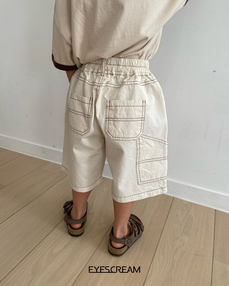 Eyescream - Korean Children Fashion - #fashionkids - Natural Cotton Carpenter Pants - 6
