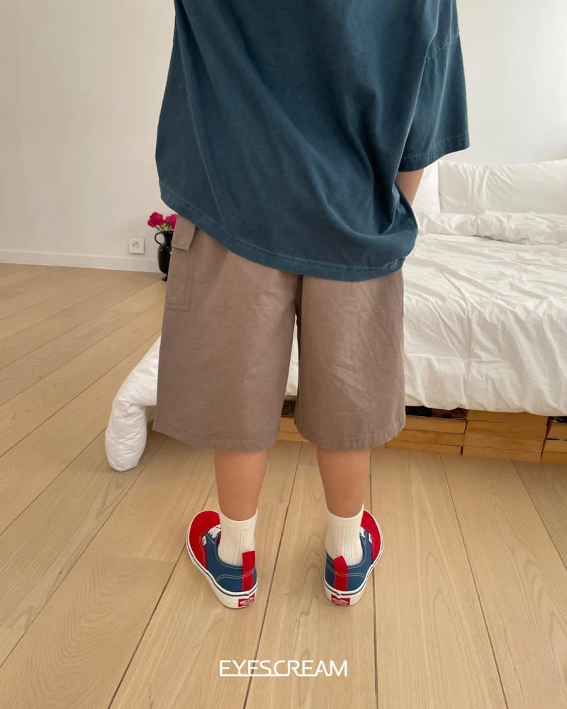 Eyescream - Korean Children Fashion - #fashionkids - Point Label Cargo Pants - 10
