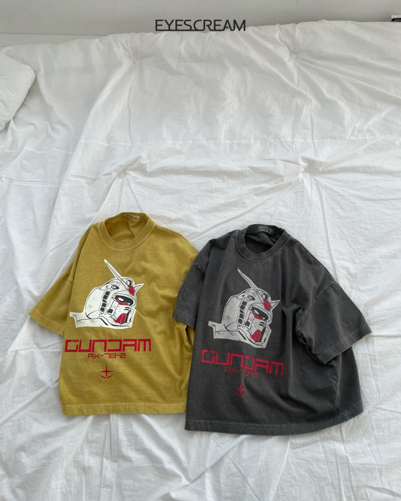 Eyescream - Korean Children Fashion - #fashionkids - Gundam Pigment Tee