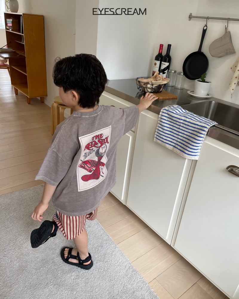 Eyescream - Korean Children Fashion - #kidsshorts - Red Sox Pigment Tee - 9