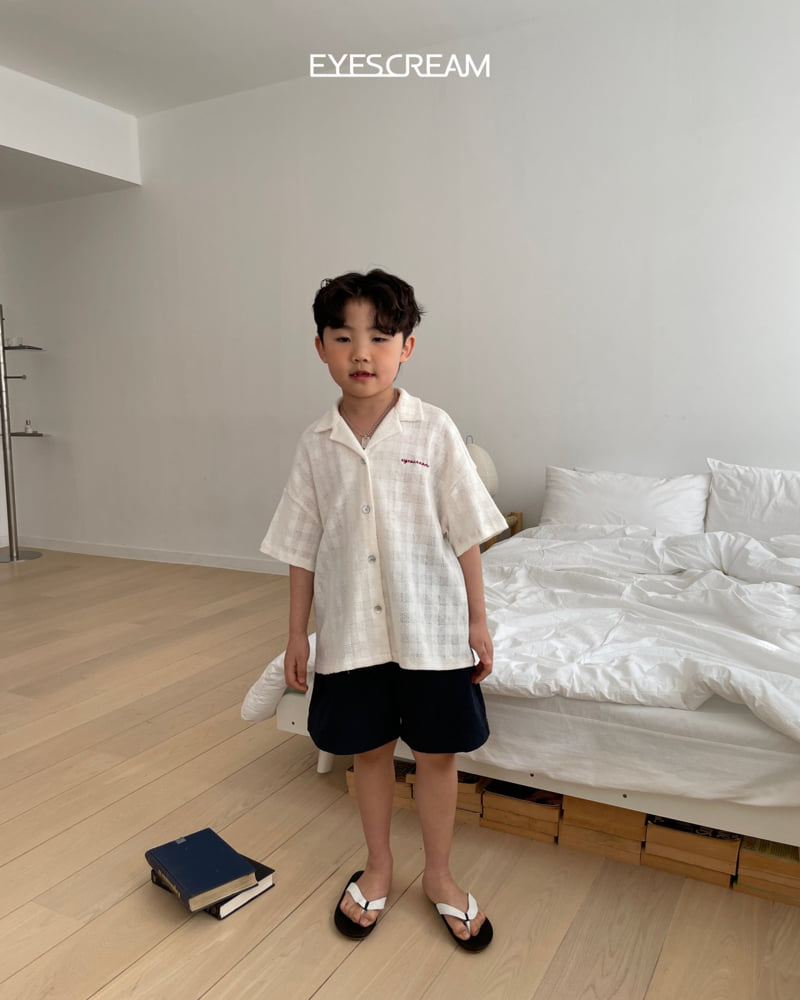 Eyescream - Korean Children Fashion - #kidsshorts - Crochet Shirt Jacket - 6