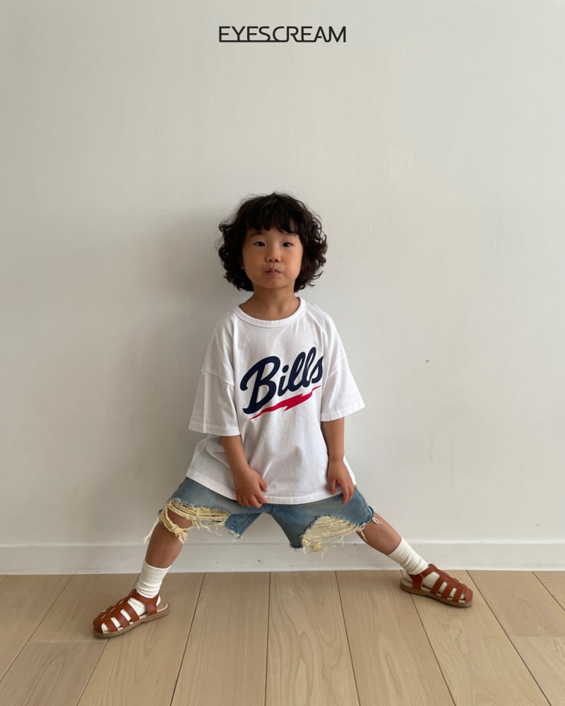 Eyescream - Korean Children Fashion - #kidsshorts - Vintage Denim Pants - 12