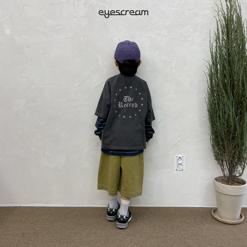 Eyescream - Korean Children Fashion - #kidsshorts - Record Pigment Tee - 8