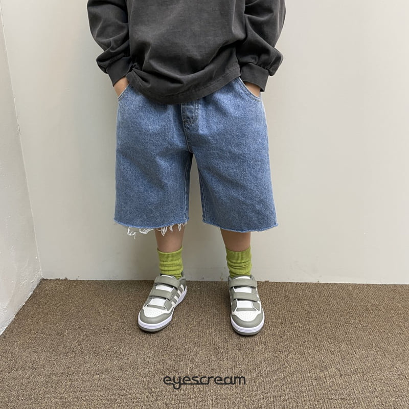 Eyescream - Korean Children Fashion - #fashionkids - Color Block Cut Pants - 4